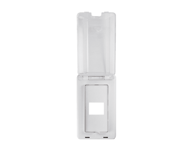 防滴蓋板一孔 - 直式（透明上蓋） 1